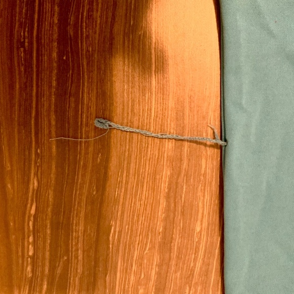 Vintage Sears Turquoise 80s Button Back Dress - Picture 4 of 8